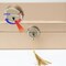 Earring Jewelry Box For Women Girl Stud Organizer, 4 Layers Girl Jewelry Organizer Box With Lock Earring Holder Organizer Necklace Ring Jewelry Organizer Box For Girls (Champagne, 4 layer)